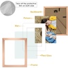 image:imageGolden State Art 8x10 Picture Frame Set of 3  Gold  Matted to 5x7 Photo with Plexiglass  Decorative Gallery Frame Set for Wall or Tabletop DisplayRose Gold