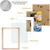 image:imageGolden State Art 8x10 Picture Frame Set of 3  Gold  Matted to 5x7 Photo with Plexiglass  Decorative Gallery Frame Set for Wall or Tabletop DisplayRose Gold