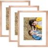 image:imageGolden State Art 8x10 Picture Frame Set of 3  Gold  Matted to 5x7 Photo with Plexiglass  Decorative Gallery Frame Set for Wall or Tabletop DisplayRose Gold