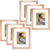 image:imageGolden State Art 8x10 Picture Frame Set of 3  Gold  Matted to 5x7 Photo with Plexiglass  Decorative Gallery Frame Set for Wall or Tabletop DisplayRose Gold