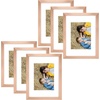 image:imageGolden State Art 8x10 Picture Frame Set of 3  Gold  Matted to 5x7 Photo with Plexiglass  Decorative Gallery Frame Set for Wall or Tabletop DisplayRose Gold