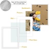 image:imageGolden State Art 8x10 Picture Frame Set of 3  Gold  Matted to 5x7 Photo with Plexiglass  Decorative Gallery Frame Set for Wall or Tabletop DisplayWhite