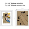 image:imageGolden State Art 8x10 Picture Frame Set of 3  Gold  Matted to 5x7 Photo with Plexiglass  Decorative Gallery Frame Set for Wall or Tabletop DisplayWhite