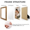 image:imageGolden State Art 8x10 Picture FrameRustic Green Solid Wood amp Plexiglass  8x10 Picture Frame Display for PicturesPostersPrints Horizontal and Vertical Tabletop or Wall MountingRustic Brown