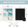 image:imageGolden State Art 8x10 Picture FrameRustic Green Solid Wood amp Plexiglass  8x10 Picture Frame Display for PicturesPostersPrints Horizontal and Vertical Tabletop or Wall MountingRustic White