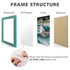 image:imageGolden State Art 8x10 Picture FrameRustic Green Solid Wood amp Plexiglass  8x10 Picture Frame Display for PicturesPostersPrints Horizontal and Vertical Tabletop or Wall MountingRustic Blue