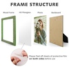 image:imageGolden State Art 8x10 Picture FrameRustic Green Solid Wood amp Plexiglass  8x10 Picture Frame Display for PicturesPostersPrints Horizontal and Vertical Tabletop or Wall MountingRustic Green