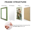image:imageGolden State Art 8x10 Picture FrameRustic Green Solid Wood amp Plexiglass  8x10 Picture Frame Display for PicturesPostersPrints Horizontal and Vertical Tabletop or Wall MountingRustic Green