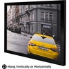 image:imageGolden State Art 8x24 Black Wood Picture FrameReal Glass125 Wide  1 Pack 8x24 Solid Wood Photo Frame Display for PicturesPostersPrints Horizontal and Vertical Wall Mounting Home DecorBlack