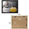 image:imageGolden State Art 8x24 Black Wood Picture FrameReal Glass125 Wide  1 Pack 8x24 Solid Wood Photo Frame Display for PicturesPostersPrints Horizontal and Vertical Wall Mounting Home DecorBlack