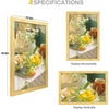 image:imageGolden State Art 8x24 Black Wood Picture FrameReal Glass125 Wide  1 Pack 8x24 Solid Wood Photo Frame Display for PicturesPostersPrints Horizontal and Vertical Wall Mounting Home DecorGold