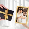 image:imageGolden State Art 8x24 Black Wood Picture FrameReal Glass125 Wide  1 Pack 8x24 Solid Wood Photo Frame Display for PicturesPostersPrints Horizontal and Vertical Wall Mounting Home DecorGold