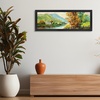 image:imageGolden State Art 8x24 Black Wood Picture FrameReal Glass125 Wide  1 Pack 8x24 Solid Wood Photo Frame Display for PicturesPostersPrints Horizontal and Vertical Wall Mounting Home DecorBlack