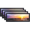 image:imageGolden State Art 8x24 Black Wood Picture FrameReal Glass125 Wide  1 Pack 8x24 Solid Wood Photo Frame Display for PicturesPostersPrints Horizontal and Vertical Wall Mounting Home DecorBlack
