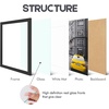 image:imageGolden State Art 8x24 Black Wood Picture FrameReal Glass125 Wide  1 Pack 8x24 Solid Wood Photo Frame Display for PicturesPostersPrints Horizontal and Vertical Wall Mounting Home DecorBlack