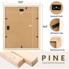 image:imageGolden State Art A3 Black Picture FrameSolid WoodDisplay 117x165 Photo  1 Pack A3 Picture Frame with Plexiglass Display 117x165 PhotoPosterPrint Horizontal and Vertical Wall MountingWhite