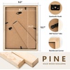 image:imageGolden State Art A3 Black Picture FrameSolid WoodDisplay 117x165 Photo  1 Pack A3 Picture Frame with Plexiglass Display 117x165 PhotoPosterPrint Horizontal and Vertical Wall MountingBlack