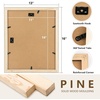 image:imageGolden State Art A3 Black Picture FrameSolid WoodDisplay 117x165 Photo  1 Pack A3 Picture Frame with Plexiglass Display 117x165 PhotoPosterPrint Horizontal and Vertical Wall MountingBlack