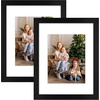 image:imageGolden State Art A3 Black Picture FrameSolid WoodDisplay 117x165 Photo  1 Pack A3 Picture Frame with Plexiglass Display 117x165 PhotoPosterPrint Horizontal and Vertical Wall MountingBlack