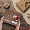 image:imageGolden State Art Dog Picture Frames 4x6 Wooden Frame with Real GlassBrown  Wooden Photo Frame with Real GlassWall or tabletop DisplayBrown