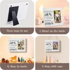 image:imageGolden State Art Dog Picture Frames 4x6 Wooden Frame with Real GlassBrown  Wooden Photo Frame with Real GlassWall or tabletop DisplayWhite