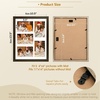 image:imageGolden State Art Four 4x6 Collage Picture Frame White Matted DisplayWood  Fits Four 4x6 Fits 12x12 Picture Frame Wall Mount Display Solid Wood Tempered Glass Dark Brown 1 PackDark Brown