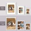 image:imageGolden State Art Gallery Wall Frames 11x14 8x10 5x7 Multiple Photo Frames Collage for Wall or Tabletop Displays with Mat or Without Mat Silver 7 PackSilver