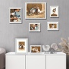 image:imageGolden State Art Gallery Wall Frames 11x14 8x10 5x7 Multiple Photo Frames Collage for Wall or Tabletop Displays with Mat or Without Mat Silver 7 PackSilver