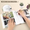 image:imageGolden State Art Photo Album with Memo Writing Space hold 200 4x6 Horizontal Pictures Leather Vintage Cover Beige amp Light Grey 12Pack