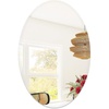image:imageGolden State Art 24x36 Beveled Frameless Oval Wall Mirror Large Decorative Mirror for Bathroom Modern Style Polished Edge