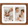 image:imageGolden State Art 4x6 Collage Picture FrameSolid Wood amp Real Glass4 Photos  Multi Picture Frame for 4 4x6 Photos or One 95x135 Print  Rounded Corner Design  Collage Wall Decor  BlackBrown
