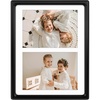 image:imageGolden State Art 5x7 Collage Picture FrameSolid Wood amp Real Glass2 Photos  Multi Picture Frame for 2 5x7 Photos or One 85x11 Print  Rounded Corner Design  Collage Wall Decor  BlackBlack