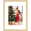 image:imageGolden State Art 85x11 Picture Frame Solid Wood with Oak GrainMat 6x8  1 Pack 85x11 Photo Frame White Mat Display for 6x8 Picture Horizontal and Vertical Tabletop or Wall Mounting Home Decor1 Pack