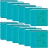 image:imageGolden State Art Photo Album with Memo Writing Space hold 200 4x6 Horizontal Pictures Leather Vintage Cover Dark Blue amp Light Blue 12Pack