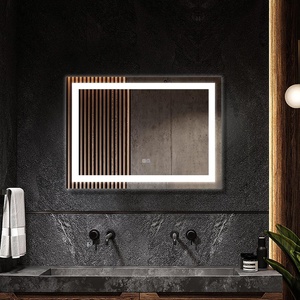 image:imageGolden State Art 24x32 Led Lighted Vanity Bathroom Mirror Dimmable WallMounted Large Rectangle Mirror Hotel Office Bar AntiFog
