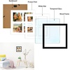 image:imageGolden State Art 10x10 Square Wood Frame  White Mat with Four 4x4 Inch Openings  Instagram Smartphone Family Collage Photo  Wall Hanging  Horizontal and Vertical Black