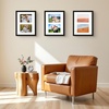 image:imageGolden State Art 11x14 Black Photo Wood Frame displays 2 5x7 Pictures  1 Pack White matSolid WoodTempered Glass FrontWall MountCollage frameBlack