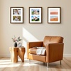 image:imageGolden State Art 11x14 Black Photo Wood Frame displays 2 5x7 Pictures  1 Pack White matSolid WoodTempered Glass FrontWall MountCollage frameBrown 05