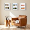 image:imageGolden State Art 11x14 Black Photo Wood Frame displays 2 5x7 Pictures  1 Pack White matSolid WoodTempered Glass FrontWall MountCollage frameGrey