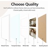 image:imageGolden State Art 11x14 Black Photo Wood Frame displays 2 5x7 Pictures  1 Pack White matSolid WoodTempered Glass FrontWall MountCollage frameWhite
