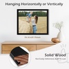 image:imageGolden State Art 11x14 Black Picture FrameSolid WoodampReal GlassMat 8x10  1 Pack 11x14 Photo Frame White Mat Display for 8x10 Picture Horizontal and Vertical Wall Mounting Home DecorBlack