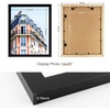image:imageGolden State Art 11x14 Black Picture FrameSolid WoodampReal GlassMat 8x10  1 Pack 11x14 Photo Frame White Mat Display for 8x10 Picture Horizontal and Vertical Wall Mounting Home DecorBlack