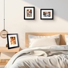 image:imageGolden State Art 11x14 Black Picture FrameSolid WoodampReal GlassMat 8x10  1 Pack 11x14 Photo Frame White Mat Display for 8x10 Picture Horizontal and Vertical Wall Mounting Home DecorBlack