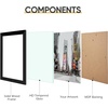 image:imageGolden State Art 11x14 Black Picture FrameSolid WoodampReal GlassMat 8x10  1 Pack 11x14 Wooden Photo Frame White Mat Display for 8x10 Picture Horizontal and Vertical Wall Mounting Home DecorBlack