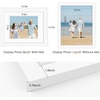 image:imageGolden State Art 11x14 Black Picture FrameSolid WoodampReal GlassMat 8x10  1 Pack 11x14 Wooden Photo Frame White Mat Display for 8x10 Picture Horizontal and Vertical Wall Mounting Home DecorWhite