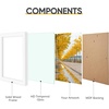 image:imageGolden State Art 11x14 Black Picture FrameSolid WoodampReal GlassMat 8x10  1 Pack 11x14 Wooden Photo Frame White Mat Display for 8x10 Picture Horizontal and Vertical Wall Mounting Home DecorWhite