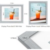 image:imageGolden State Art 11x14 Black Picture FrameSolid WoodampReal GlassMat 8x10  1 Pack 11x14 Wooden Photo Frame White Mat Display for 8x10 Picture Horizontal and Vertical Wall Mounting Home DecorGrey