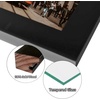 image:imageGolden State Art 11x14 Black Picture FrameSolid WoodampReal GlassMat 8x10  1 Pack 11x14 Wooden Photo Frame White Mat Display for 8x10 Picture Horizontal and Vertical Wall Mounting Home DecorBlack