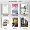 image:imageGolden State Art 11x14 Black Picture FrameSolid WoodampReal GlassMat 8x10  1 Pack 11x14 Wooden Photo Frame White Mat Display for 8x10 Picture Horizontal and Vertical Wall Mounting Home DecorWhite