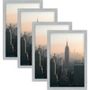 image:imageGolden State Art 11x14 Black Picture FrameSolid WoodampReal GlassMat 8x10  1 Pack 11x14 Wooden Photo Frame White Mat Display for 8x10 Picture Horizontal and Vertical Wall Mounting Home DecorGrey